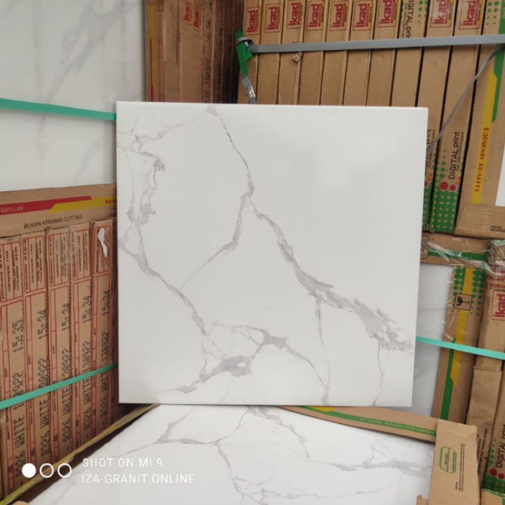 Kramik lantai 50x50 ikad Daiva white