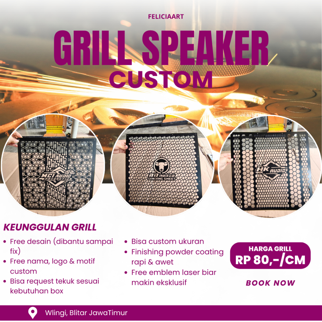 grill speaker custom