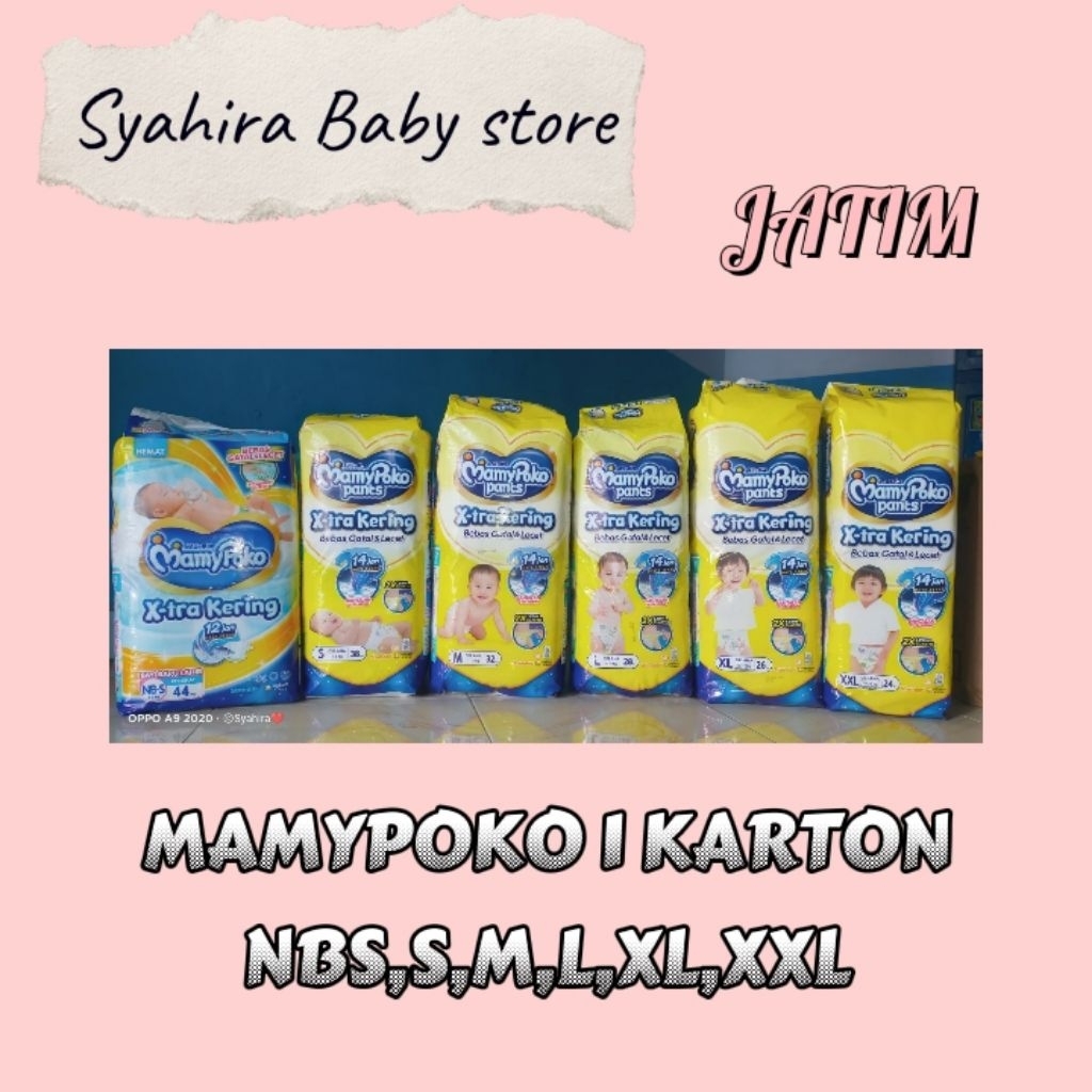 PAMPERS MAMYPOKO 1 KARTON NBS,S,M,XL,XXL