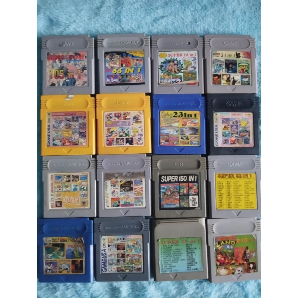 kaset gameboy dmg gbc gba multigame