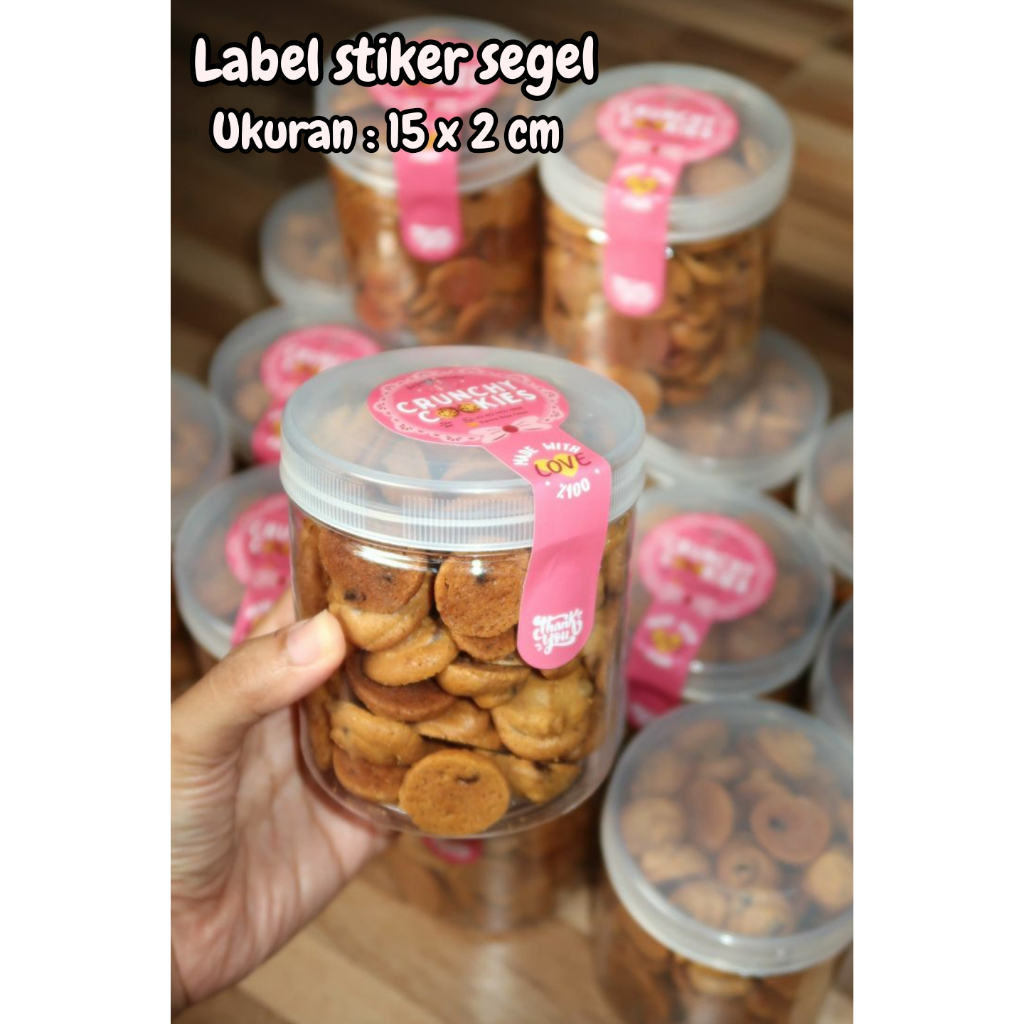 STIKER SEGEL BOTOL CUSTOM/STIKER SEGEL TOPLES/STIKER SEGEL MAKANAN
