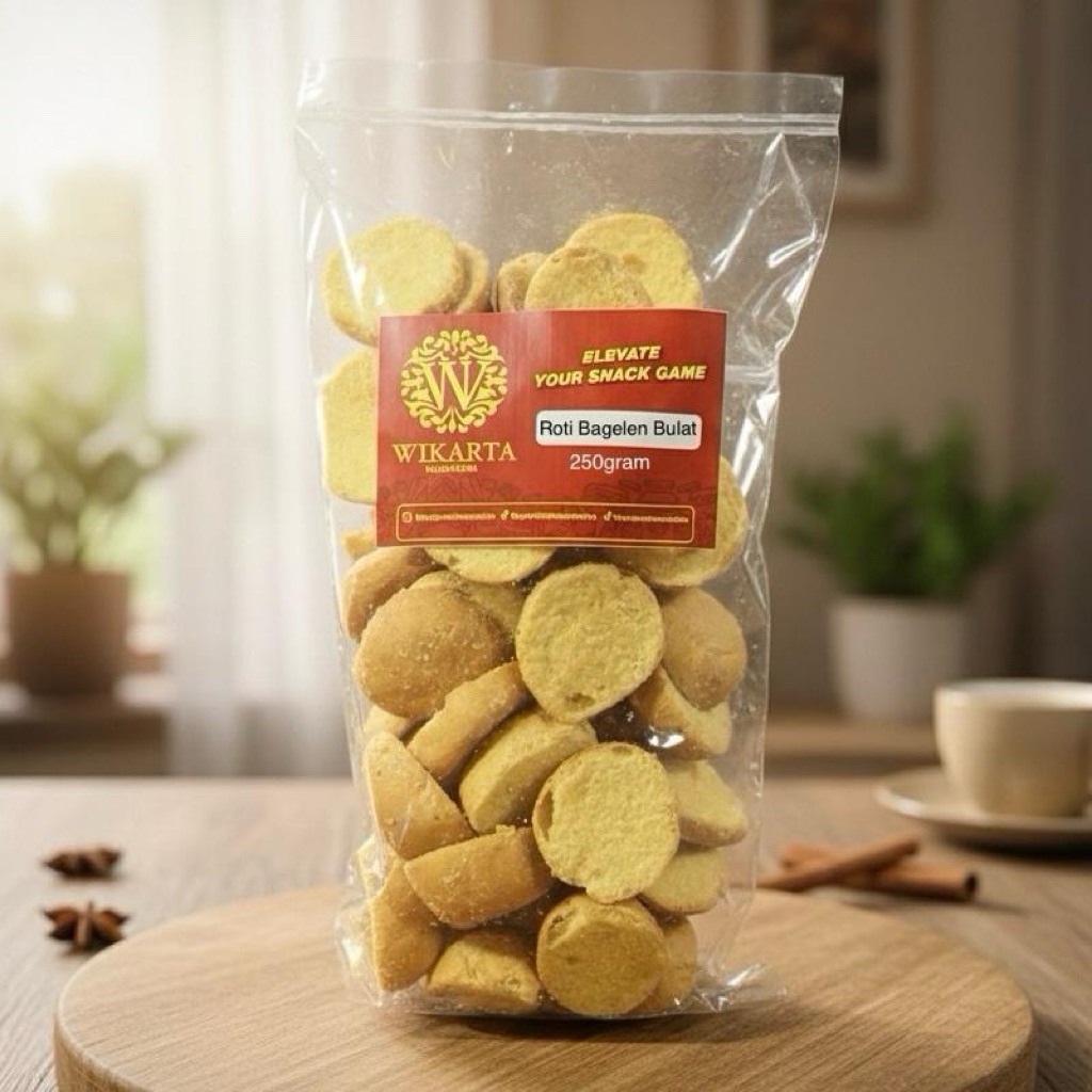 Roti kering Bagelen bulat kue bagelen roti davronas kiloan 250gram manis roti manis