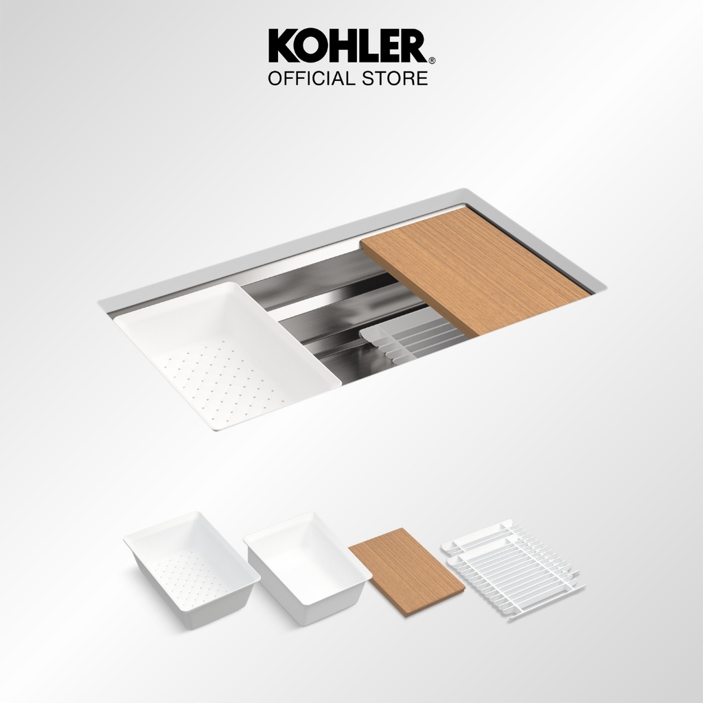 KOHLER Prolific Bak Cuci Piring Kitchen Sink Large K-5540T-C-NA