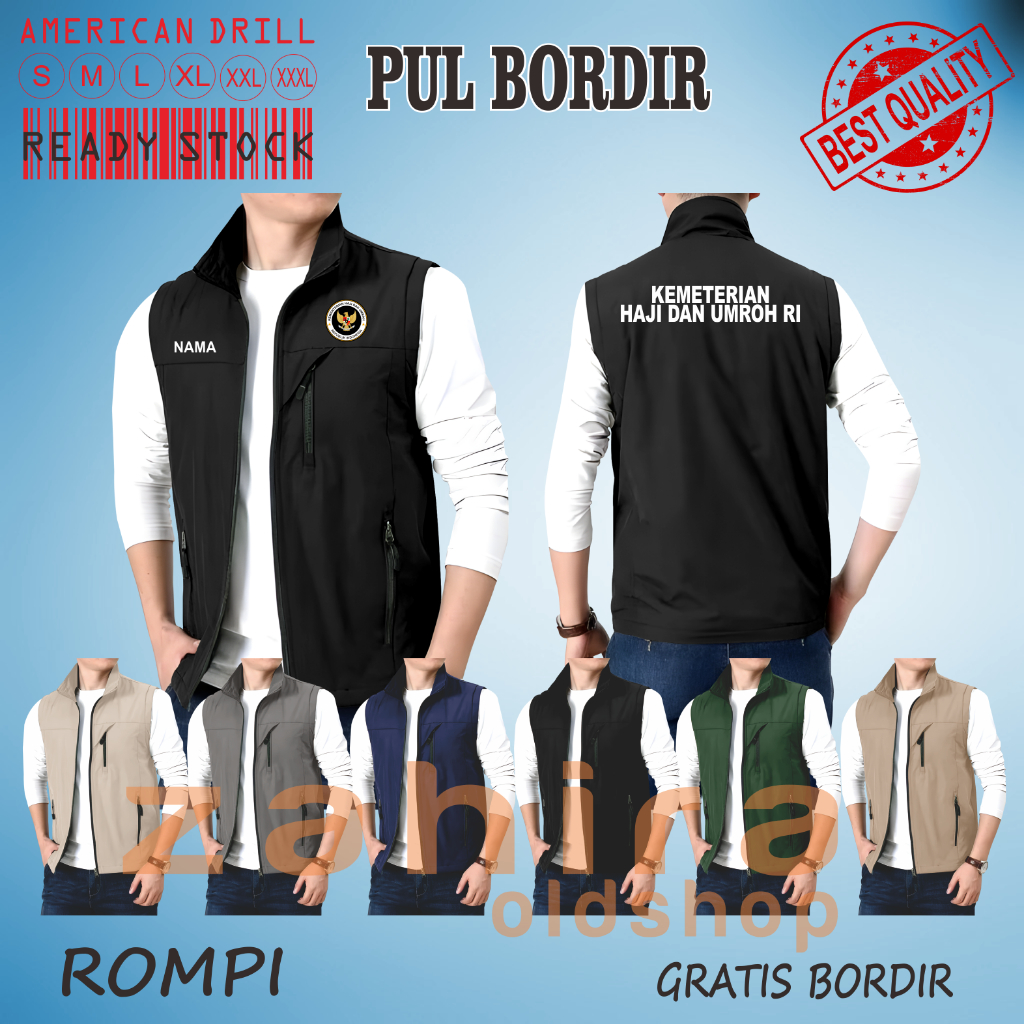 Rompi Pria,Rompi Motor,Rompi Terlaris,Rompi Formal,Rompi Terbaru,Rompi Kerja,Rompi Casual,Jaket Romp
