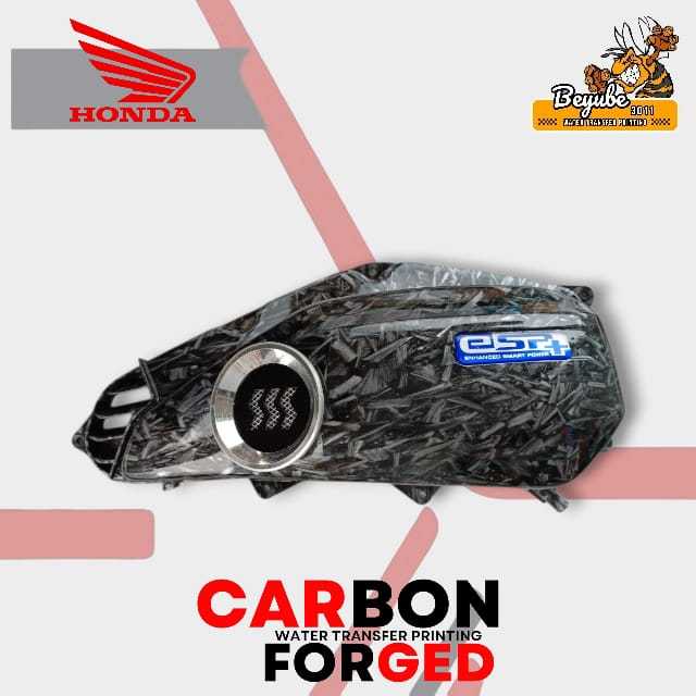 CORONG VELOSCITY " SSS " carbon FORGED Tutup cover box bok filter saringan udara vario 125 150 fi in