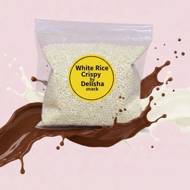 Rice Crispy Putih 500gr Super Crunchy untuk Topping Dessert & Coklat