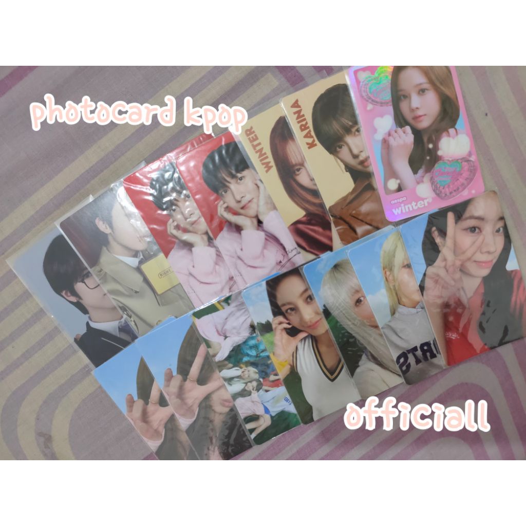 Photocard Official Kpop