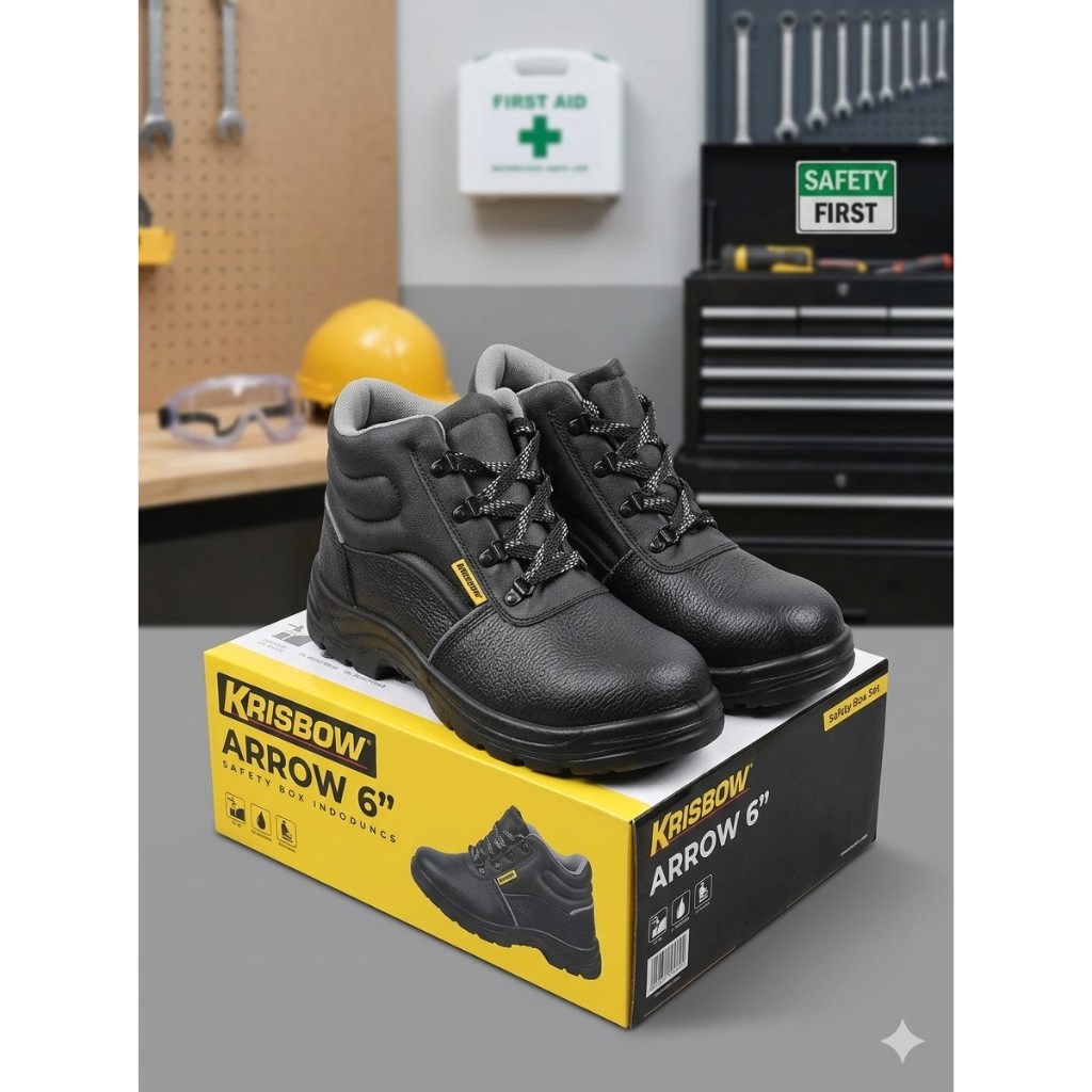 Sepatu SafetyKrisbow Arrow6 Ukuran 42