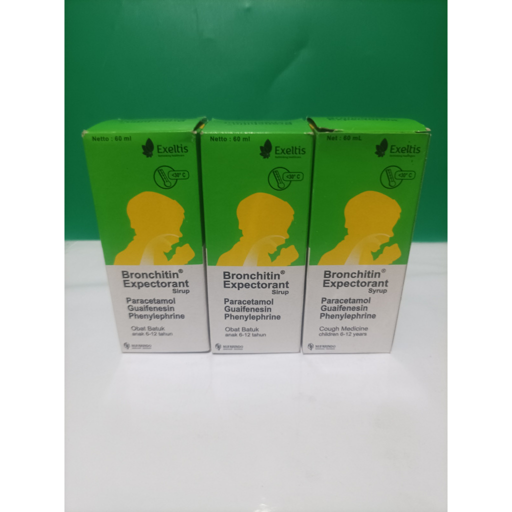Broncitin Syrup Obat demam Batuk pilek anak