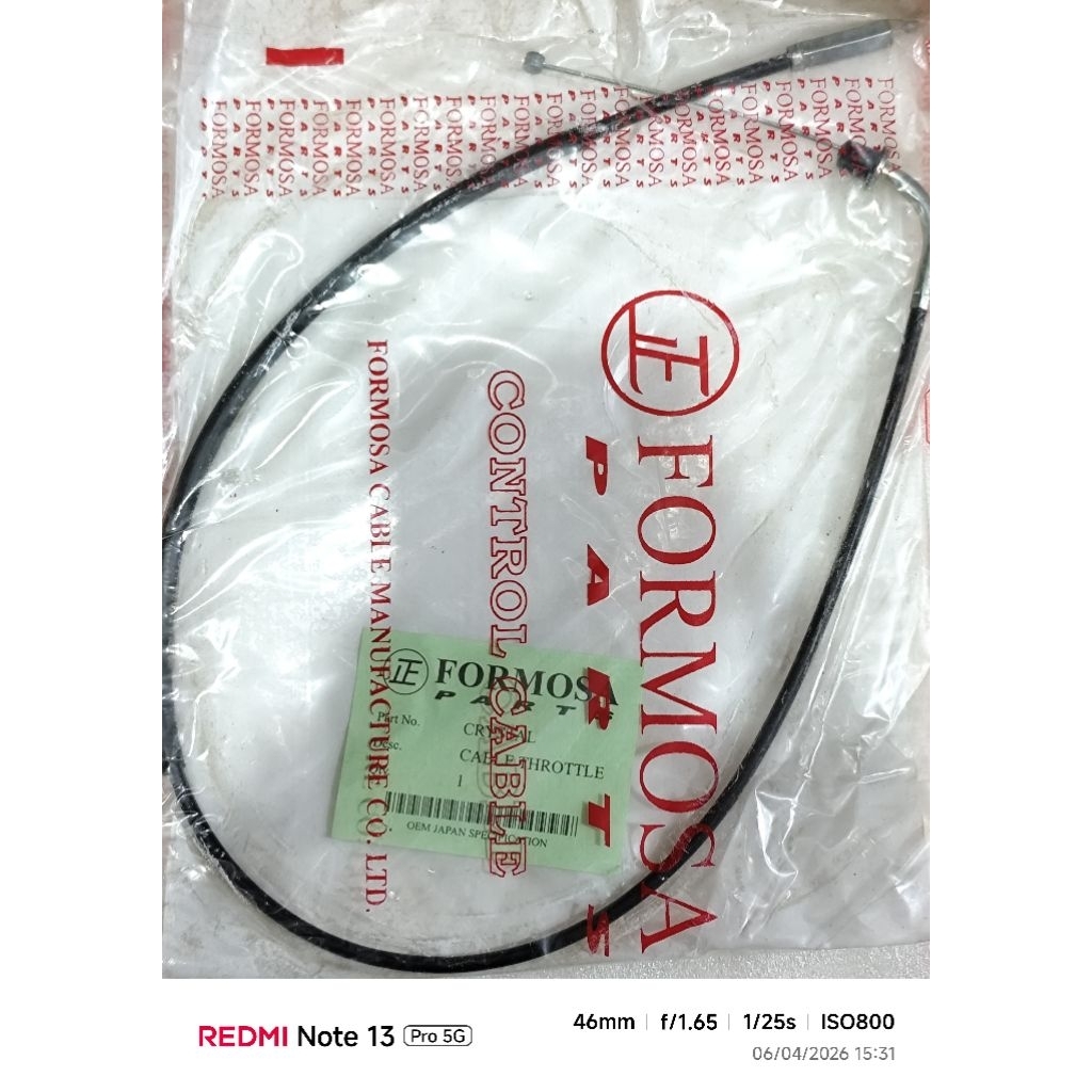 Kabel gas Formostar Suzuki Rc110 / Crystal
