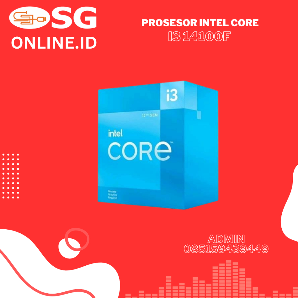 Processor Intel Core I3-14100F LGA1700