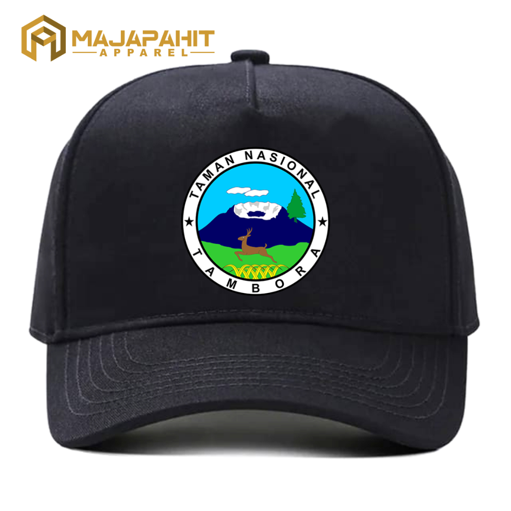 Topi Balai Taman Nasional Gunung Tambora Baseball Full Kain Premium - Majapahit Apparel