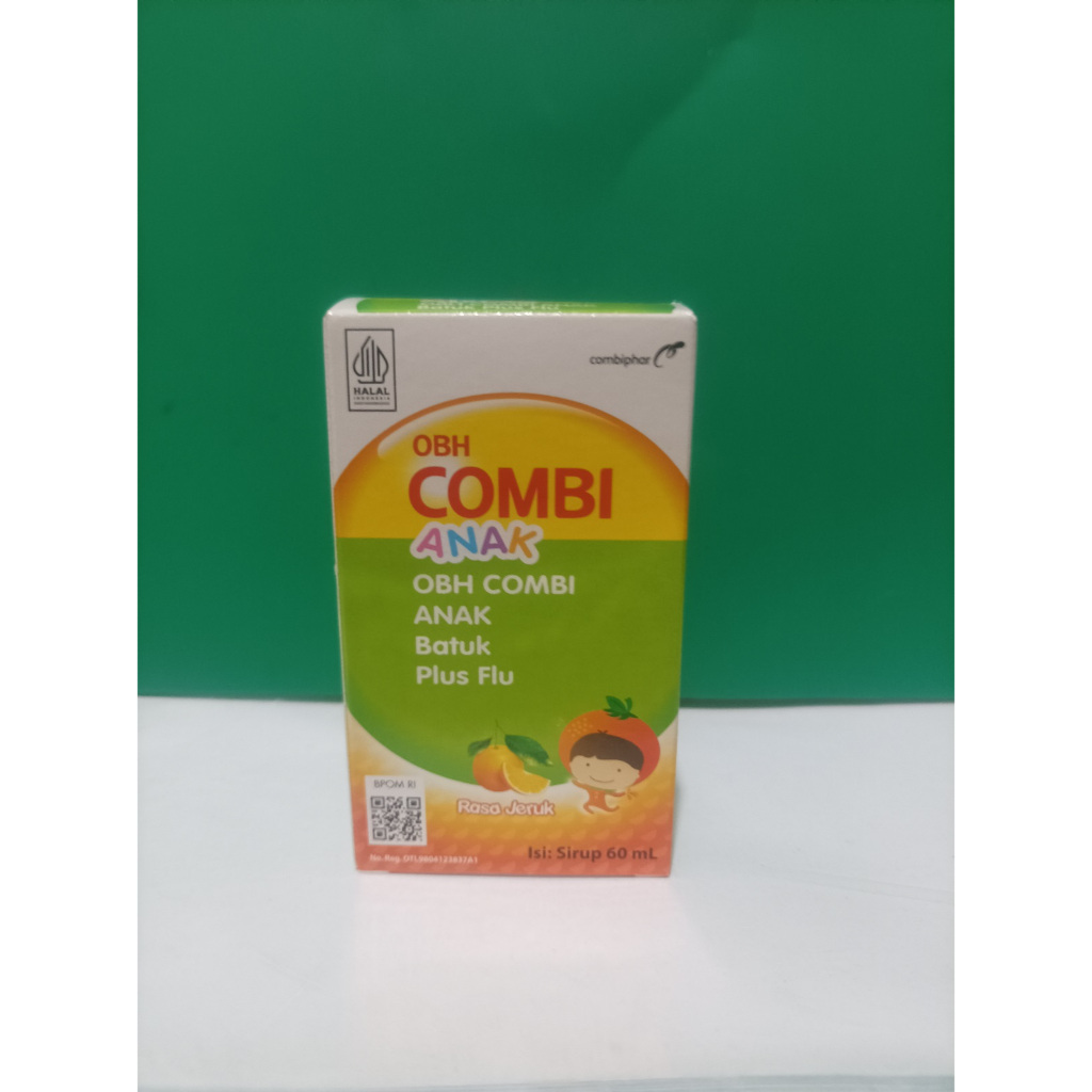 Obat Batuk Plus Flu Anak Combi Rasa Jeruk Sirup 60ml obat untuk batuk pilek demam