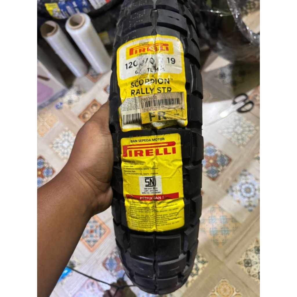 pirelli rally str 120/70-19 baru