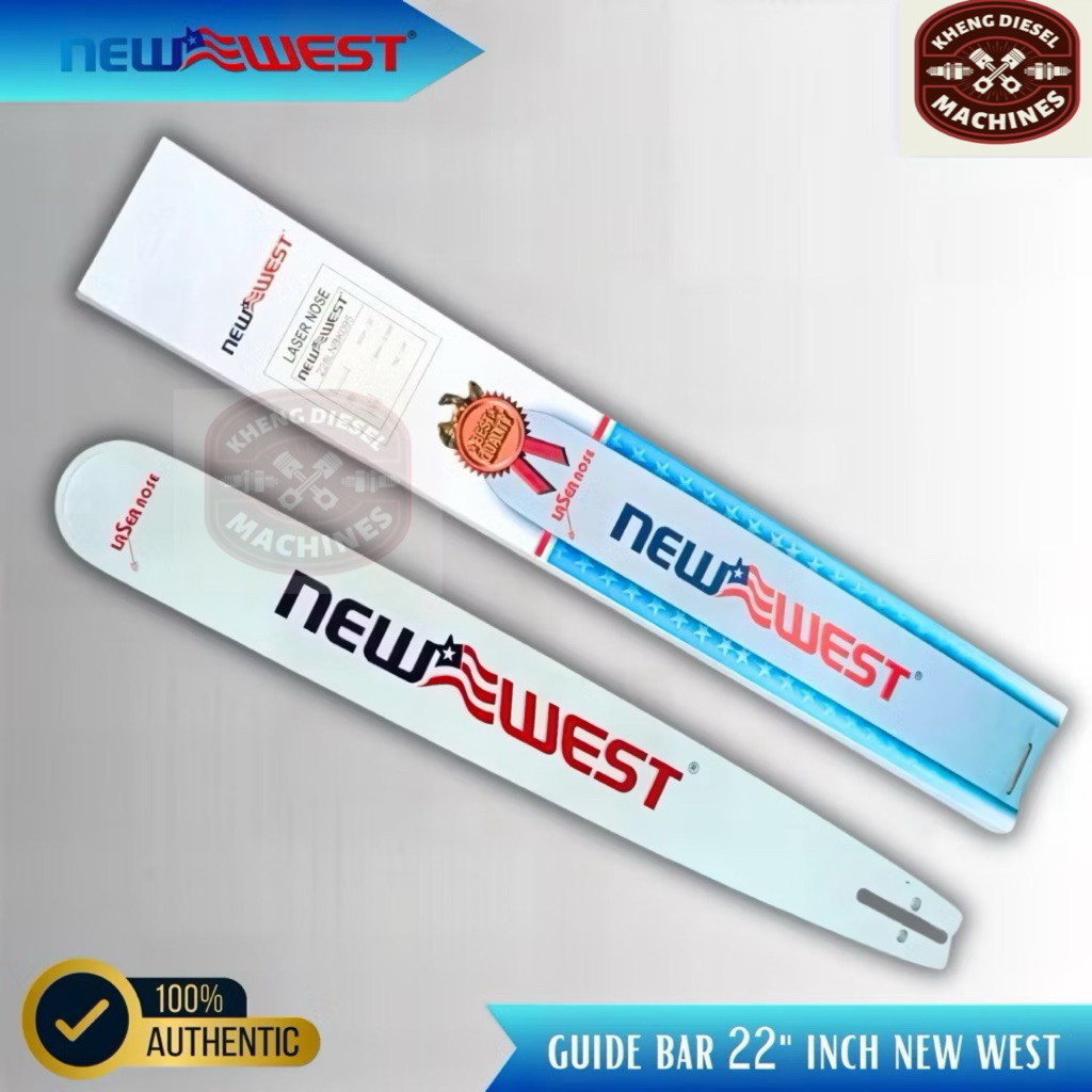 TERMURAH bar chainsaw 22” NEW WEST original