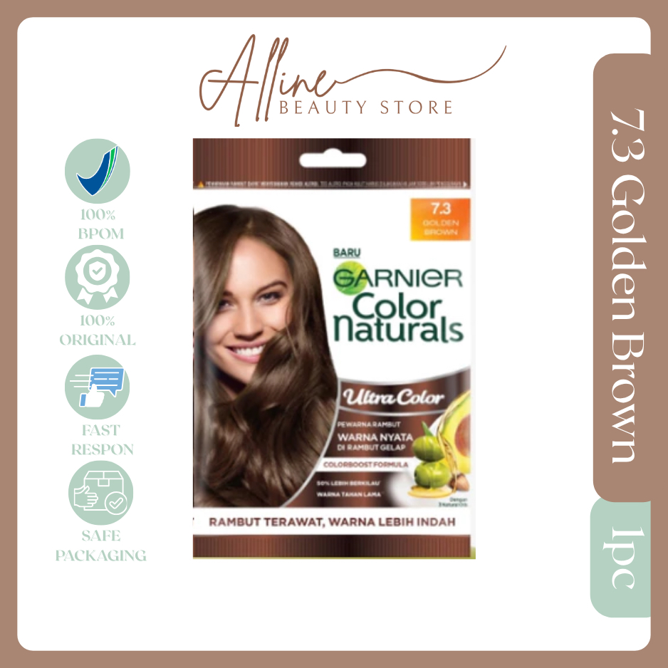 Alline - Garnier Cat Rambut Golden Brown