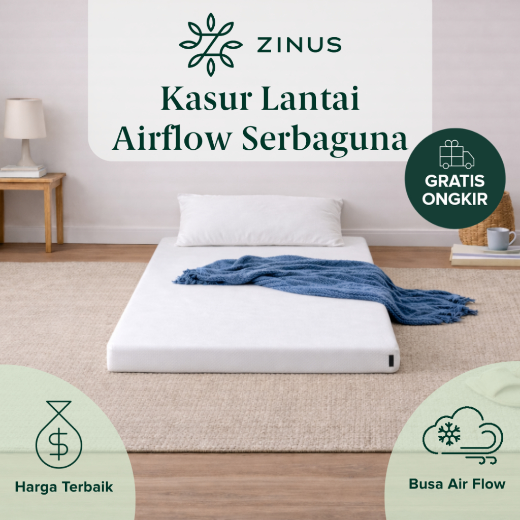 Zinus Kasur Lantai Air Flow Serbaguna