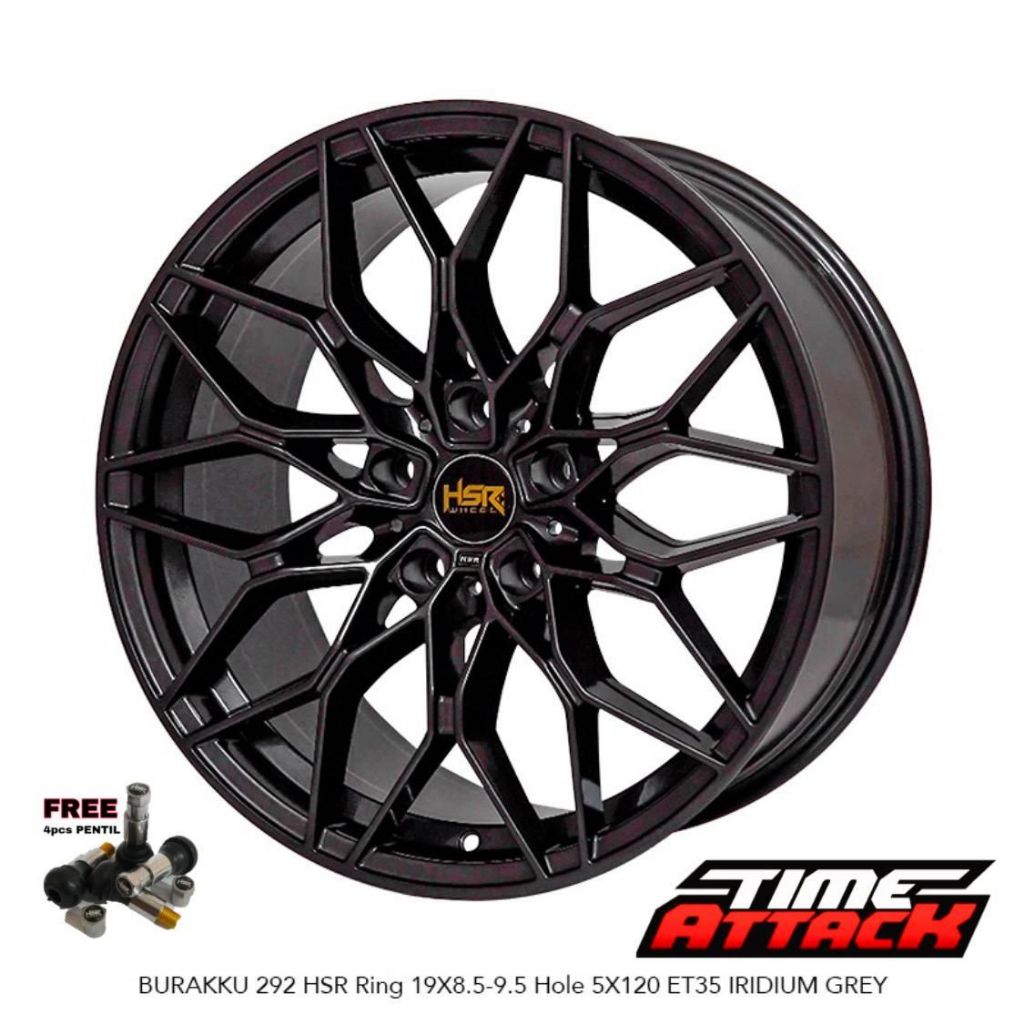Velg Mobil BMW Ring 19 HSR WHEEL BURAKKU Velg HSR R19 PCD 5X120