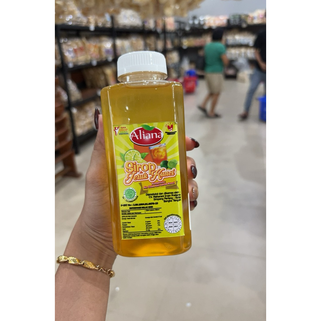 Sirup Jeruk Kunci Asli Bangka