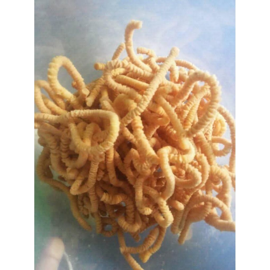 Cemilan akar pinang Asin gurih
