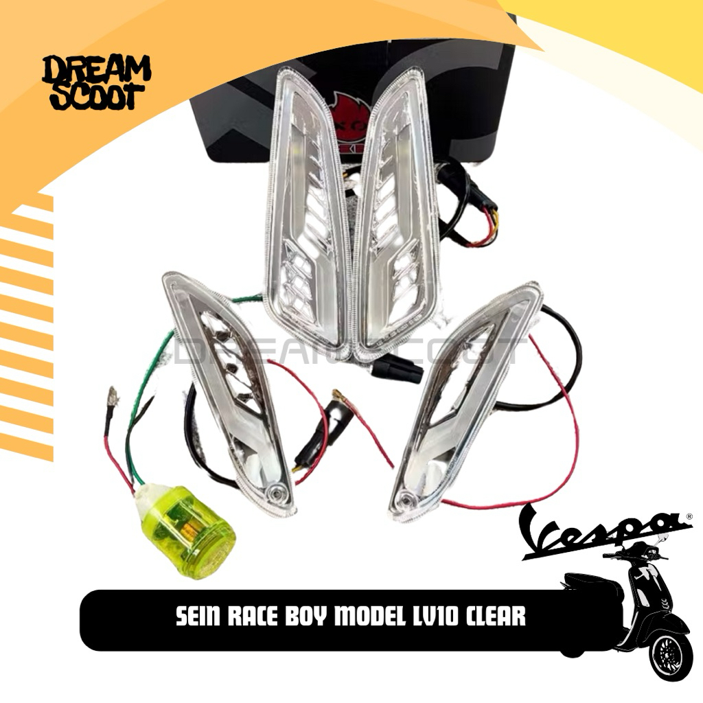 Sein Running Race Boy Model Level10 Clear Vespa Matic Sein Vespa Sprint Vespa Primavera Sein running