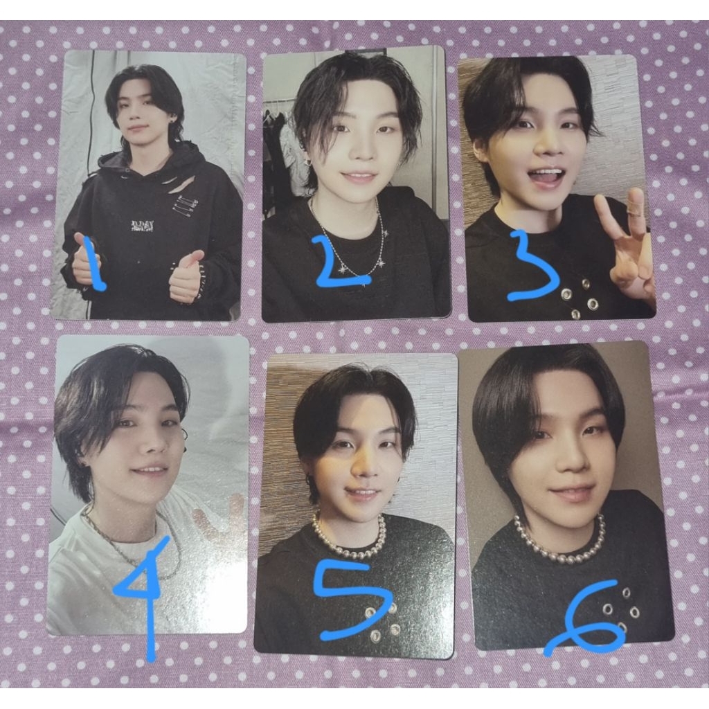 SUGA DDAY TOUR PHOTOCARD