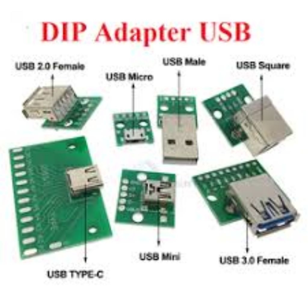 Modul DIP USB DIY Micro USB Type C Mini USB