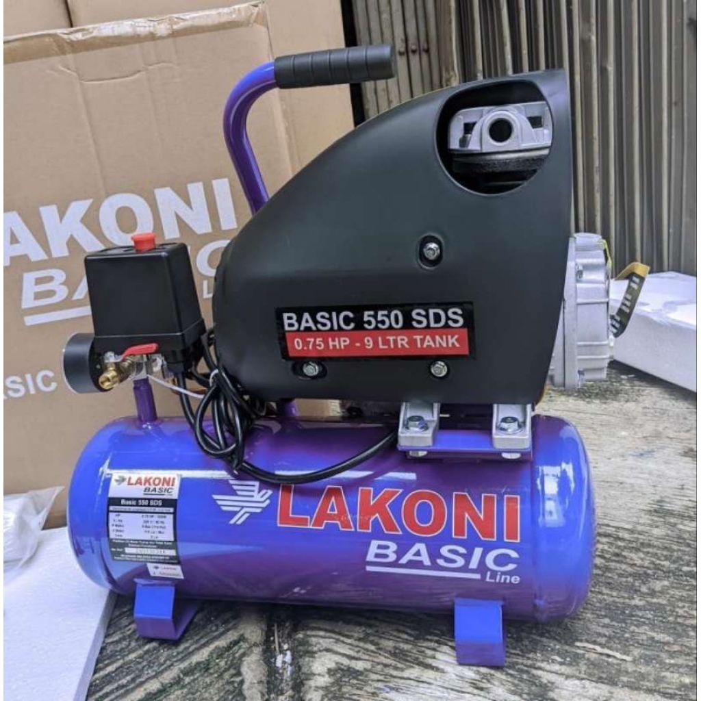 Mesin Kompresor Listrik Lakoni Basic 3/4 Hp