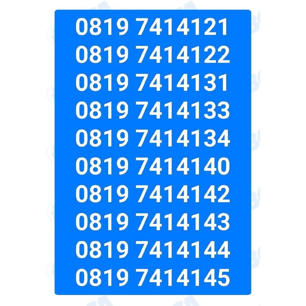 Kartu Perdana XL 11 Digit