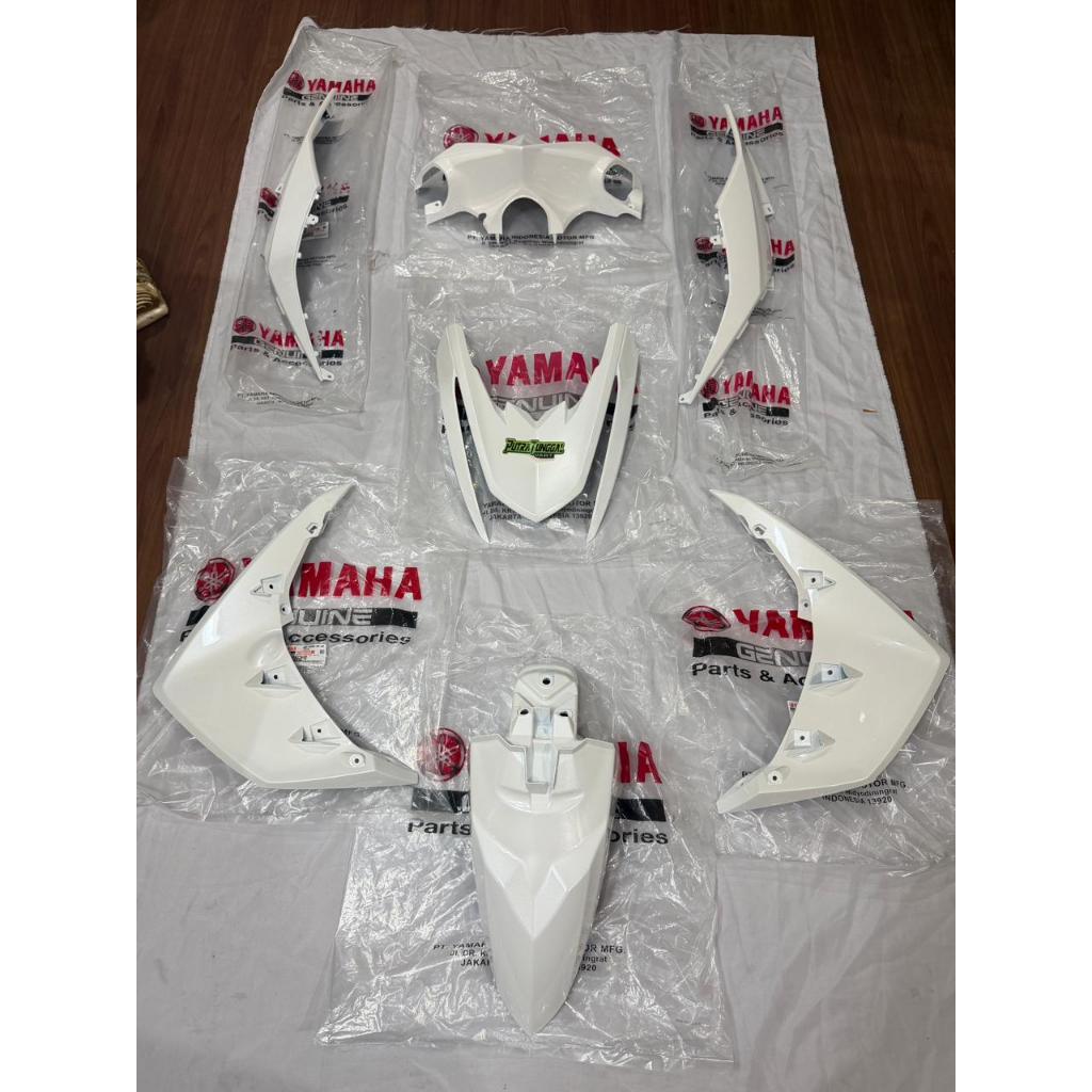 Paket Full Set Body Halus Mio M3 Mio Z Mio 125 Putih Original Yamaha