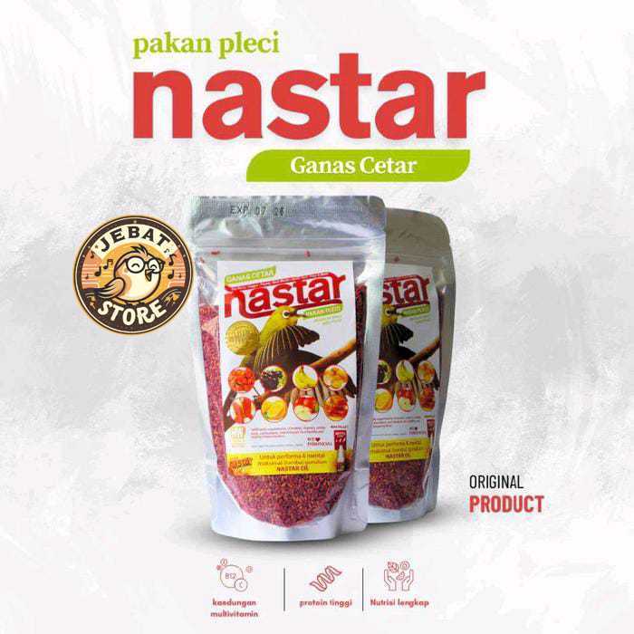 VOER NASTAR PLECI suplemen pakan burung pleci