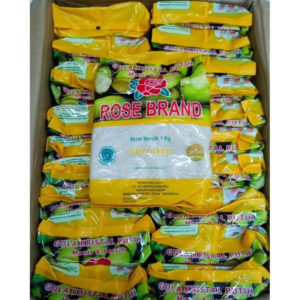 gula rose brand kemasan kuning 1kg | rose brand kuning 1kg | gula pasir