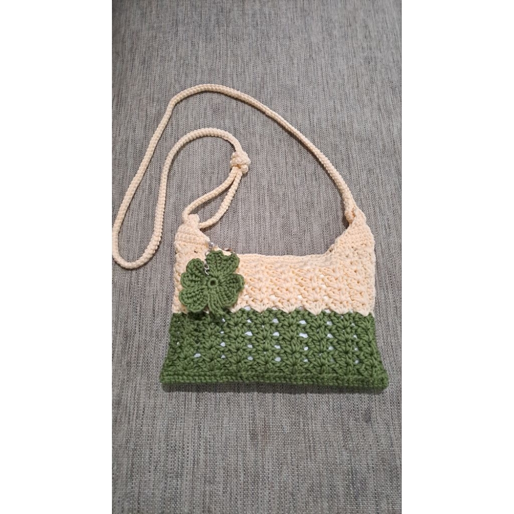 TAS RAJUT SELEMPANG/TAS RAJUT HP/TAS RAJUT