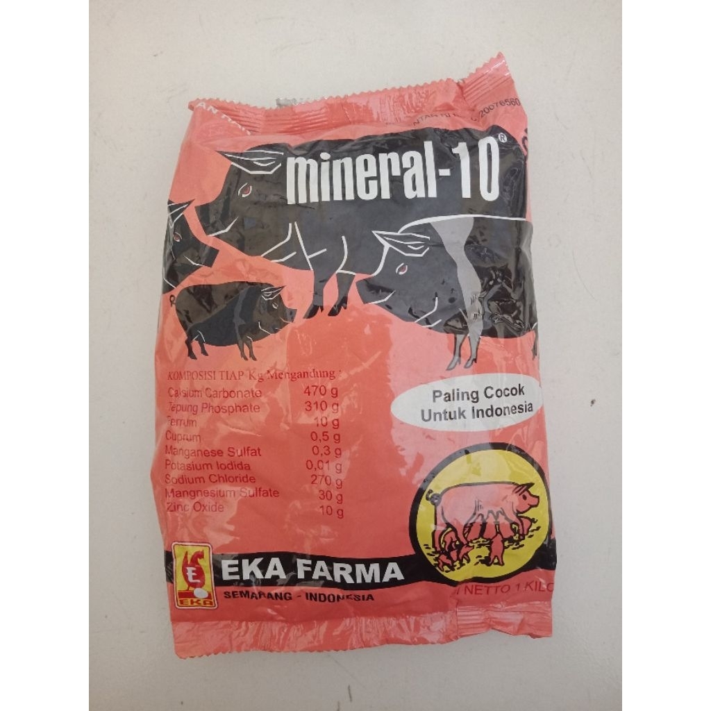 MINERAL 10/ VITAMIN BABI/ SUPLEMEN TERNAK