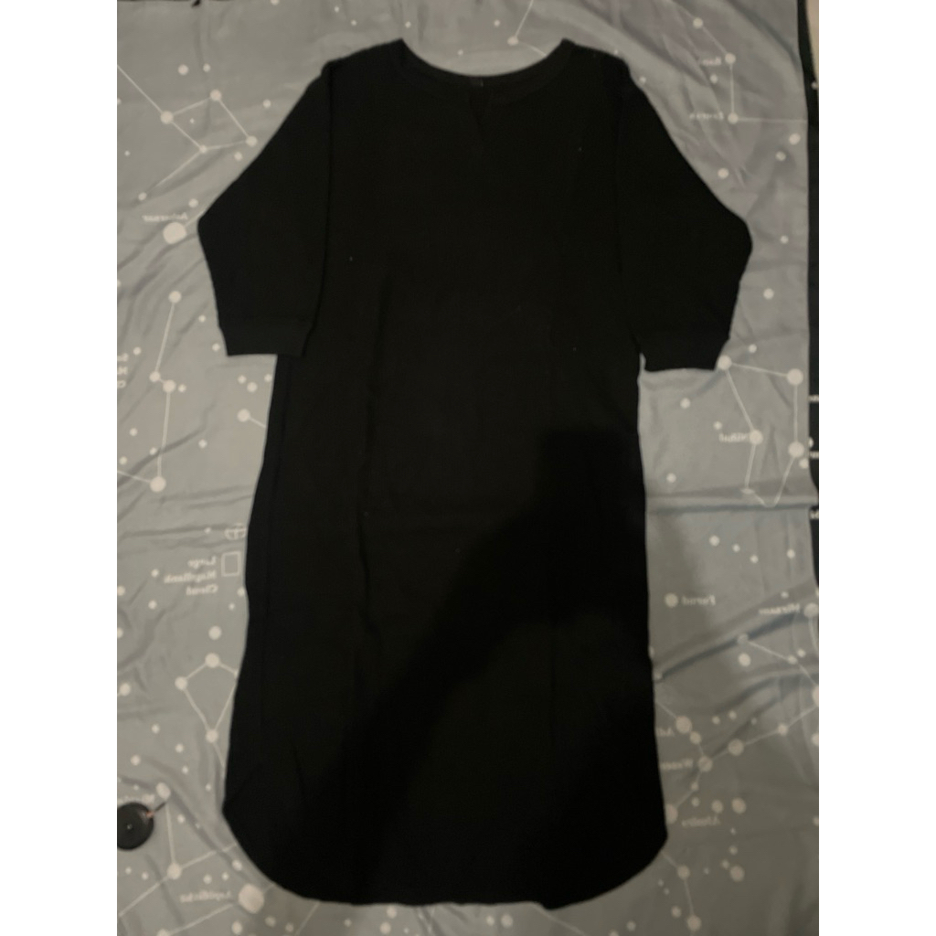 Waffle Dress wanita Uniqlo