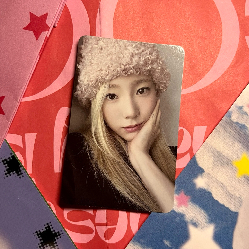 taeyeon invu limited ver photocard snsd girls generation