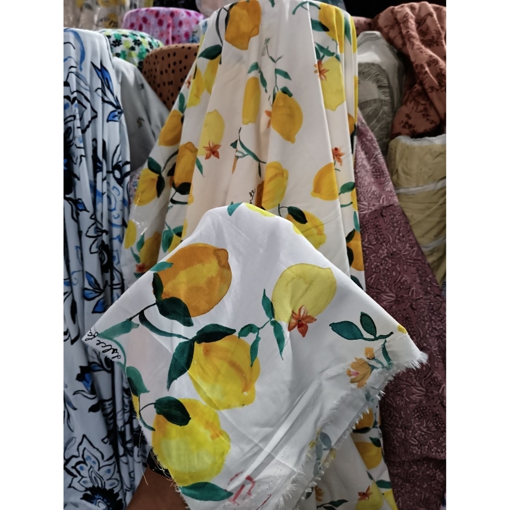 kain katun poplin premium / kain katun poplin motif / kain katun murah