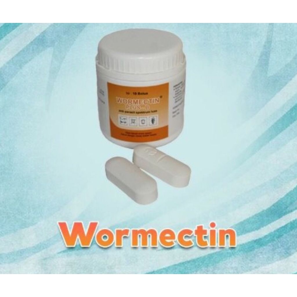 Wormectin plus b BOLUS obat untuk hewan mengobati parasit internal dan eksternal