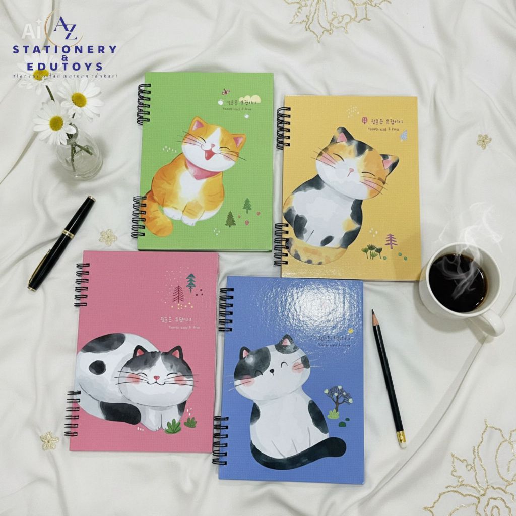 Notebook Ring A5 Hardcover Kiky / Diary Best Friend Kiky / Buku catatan ukuran A5 - KIKY