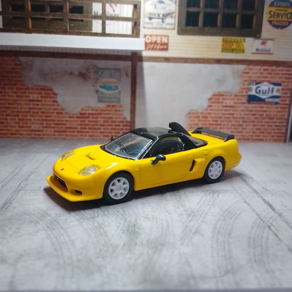 Majorette Miniscale Honda NSX-R GT yellow atau kuning