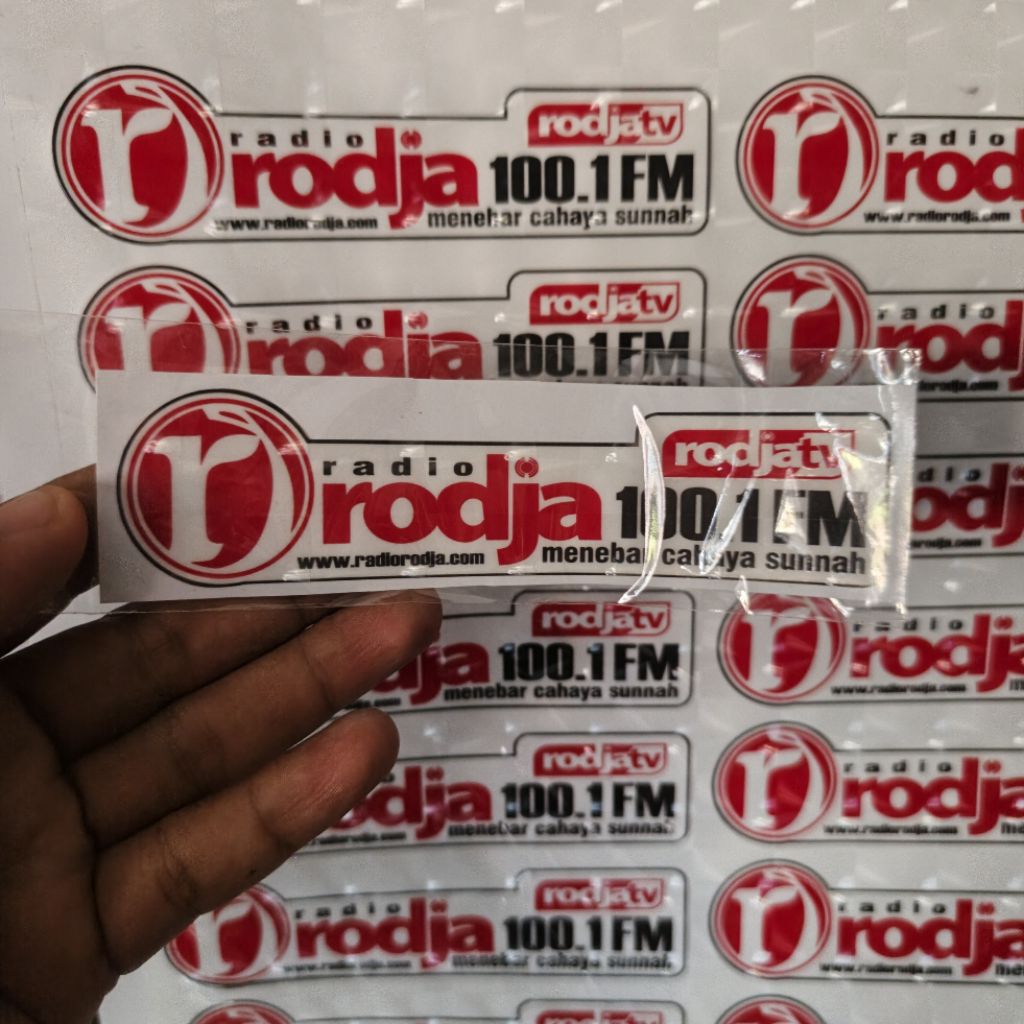 sticker radio rodja rodja tv hologram