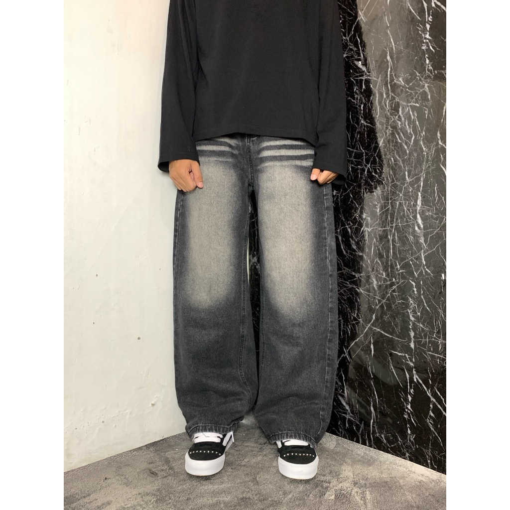 Baggy Pants Fade Washed Vintage