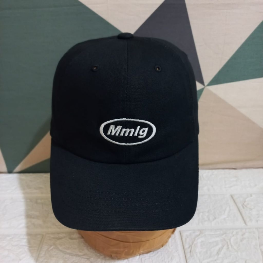 Topi Unisex Original Baseball Topi MMLG Hitam Stok 7759