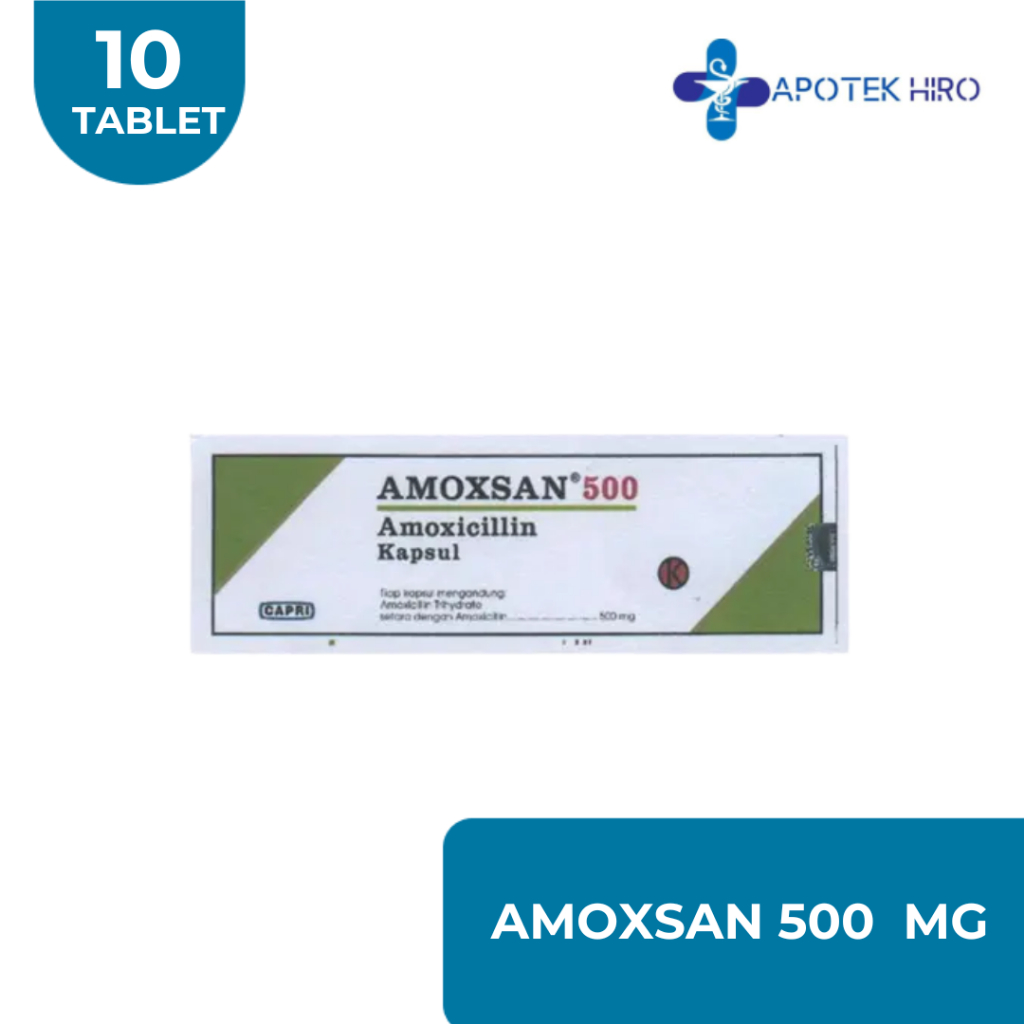 AMOXSAN 500 500 MG 1 STRIP @ 10 KAPSUL
