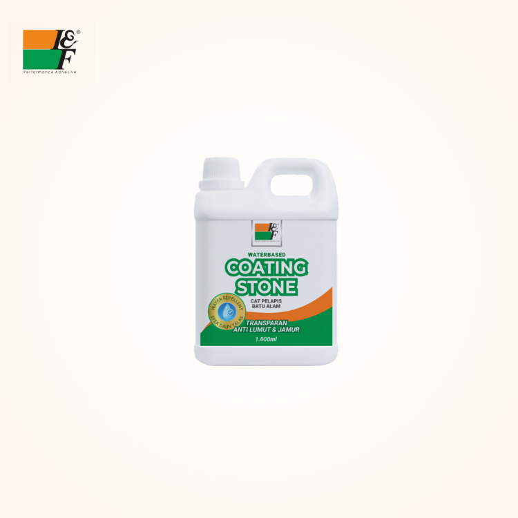 Cat Pelapis Batu Alam Efek Daun Talas (Hidropobik) | INF Hydrophobic Coating Stone Waterbased 1liter
