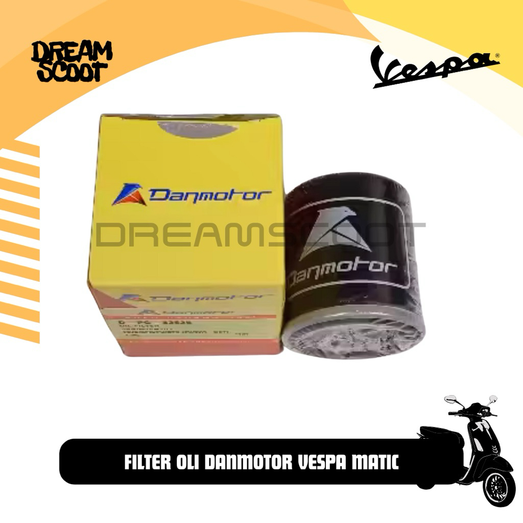 Filter Oli Danmotor Vespa Matic Vespa Sprint Vespa S Vespa Primavera Vespa GTS Filter Oli Vespa Mati