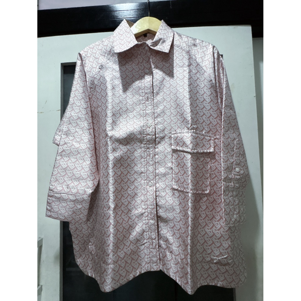 PRELOVED BLOUSE JAGUARD BUTTONSCARVES