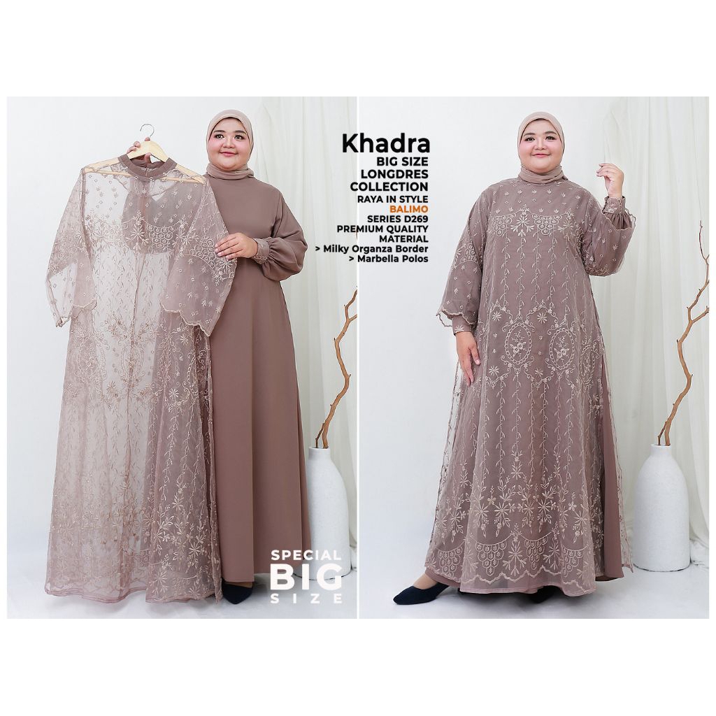 gamis balimo khusus jumbo  /gamis balimo jumbo terbaru/balimo pesta