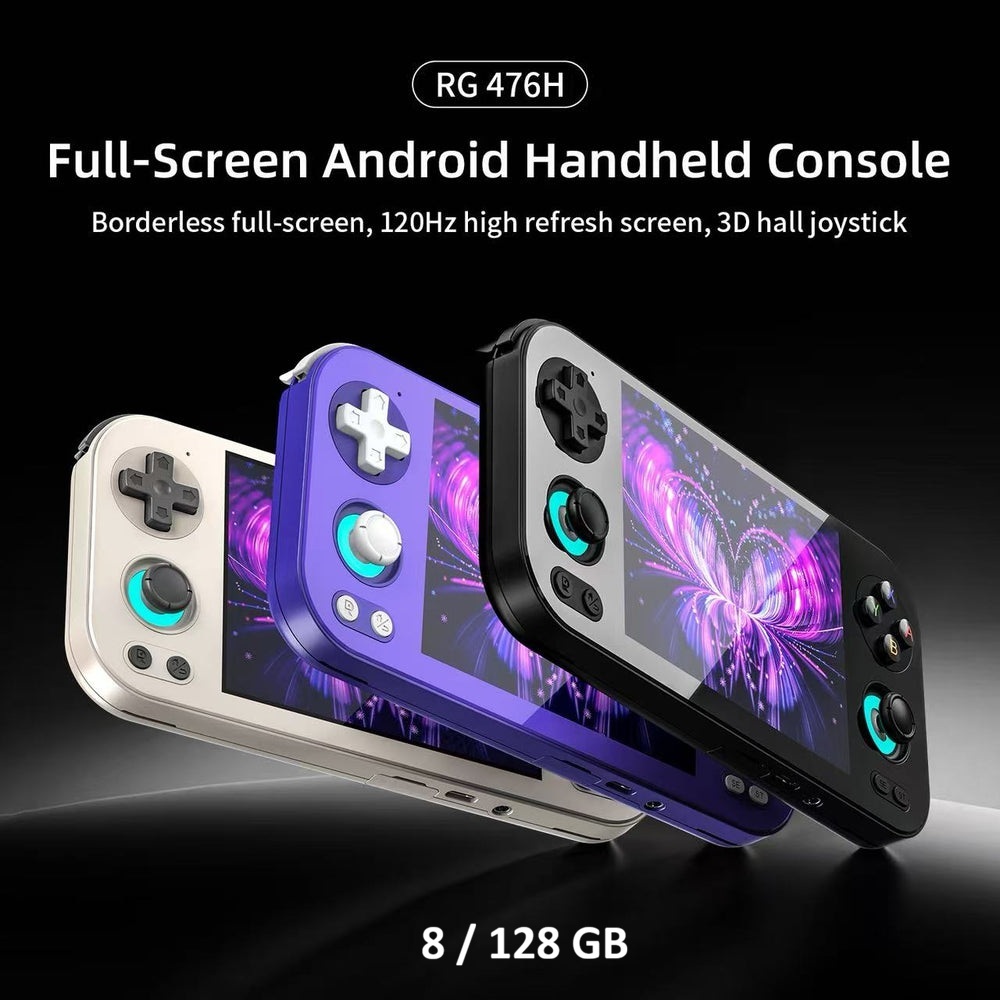 ANBERNIC RG476H 8GB 128GB Handheld Game Console Android 13 4.7 Inch Touchscreen 120Hz Portable Retro
