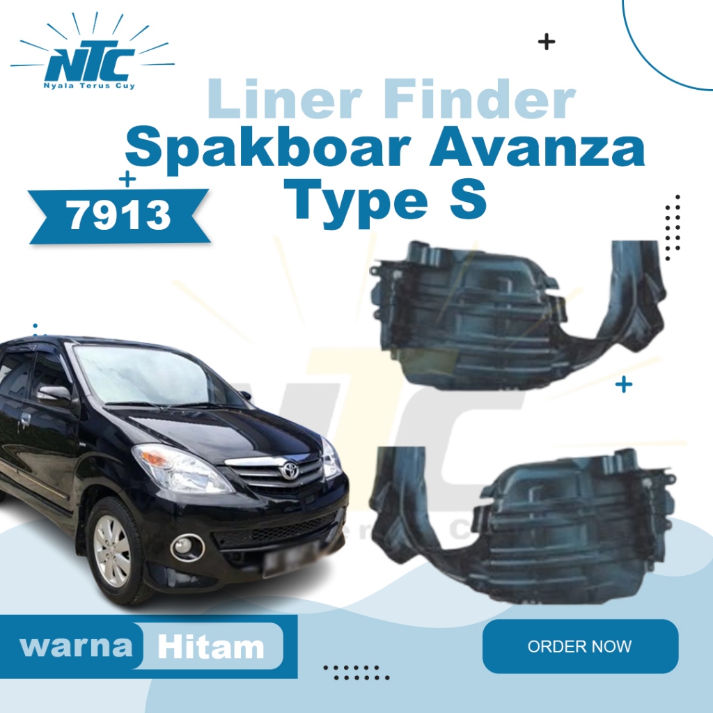 7913 LINER INNER FENDER SPAKBOR DEPAN AVANZA TYPE S 2008 - 2011